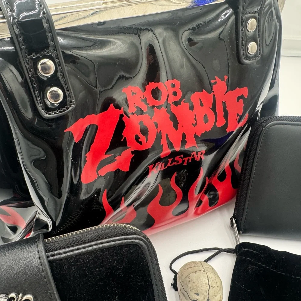 Killstar Rob Zombie Black and Red Handbag Set - Picture 10 of 16